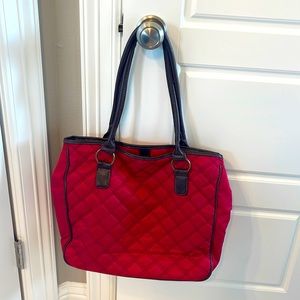 Cute red tote like new!
